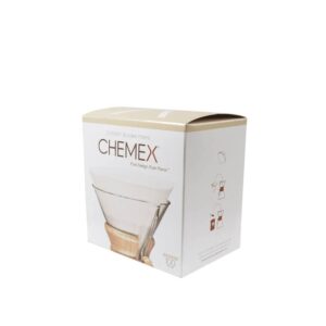 Chemex coffee filters, thicker specialty fiber design for clean, aromatic coffee without bitterness