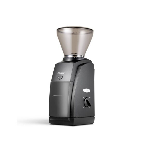 Baratza Encore Coffee Grinder - Versatile grinder with 40 grind settings and conical burrs for precise grinding. Includes Gear Box 2.0 for durability and noise reduction, with convenient side-mounted on/off switch and front-facing pulse button.