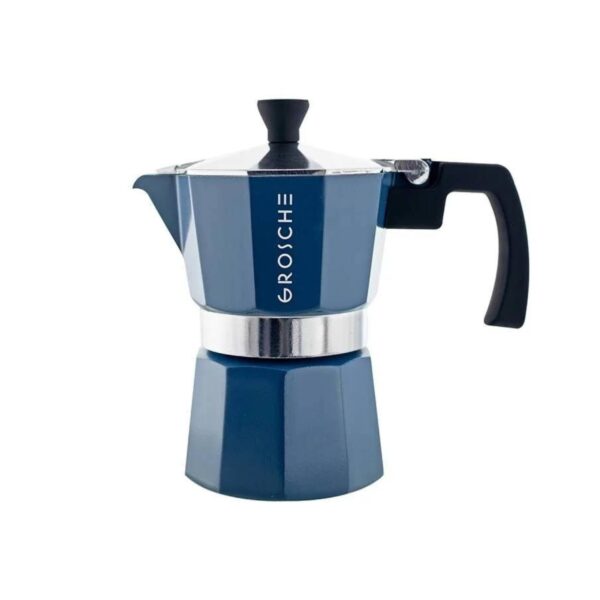 Grosche Milano Espresso Coffee Maker 3 cup - Classic Italian stovetop espresso maker for brewing rich, aromatic espresso at home