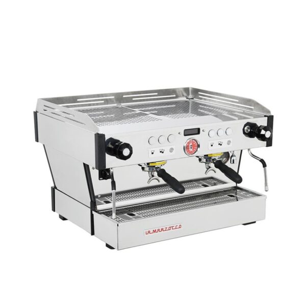 La Marzocco Linea PB AV - 2 Group espresso machine with digital display and dual boilers.