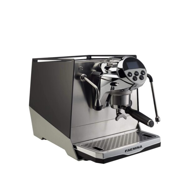 Faemina - Black is a High-Quality and Powerful espresso machine, known for its advanced electronic controls, ideal for both home and commercial use