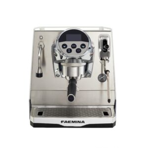 Faemina - INOX is a High-Quality and Powerful espresso machine, known for its advanced electronic controls, ideal for both home and commercial use