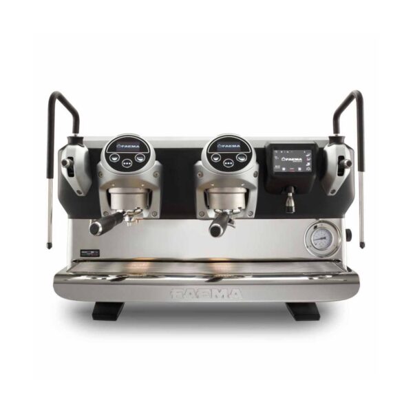 E71 E 2 Group 2 groups XLVI is a powerful espresso machine, known for its advanced electronic controls, ideal for both home and commercial use