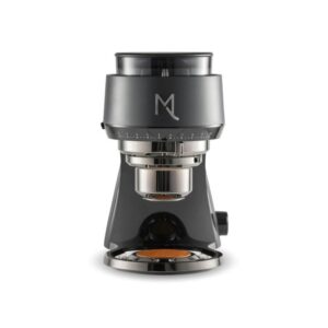 Mx. Cool Aries Grinder - 83mm titanium-coated conical burr grinder with adjustable speeds and stylish streamlined body. Perfect for Espresso, French press, Pour-over, and Moka pot brewing methods.