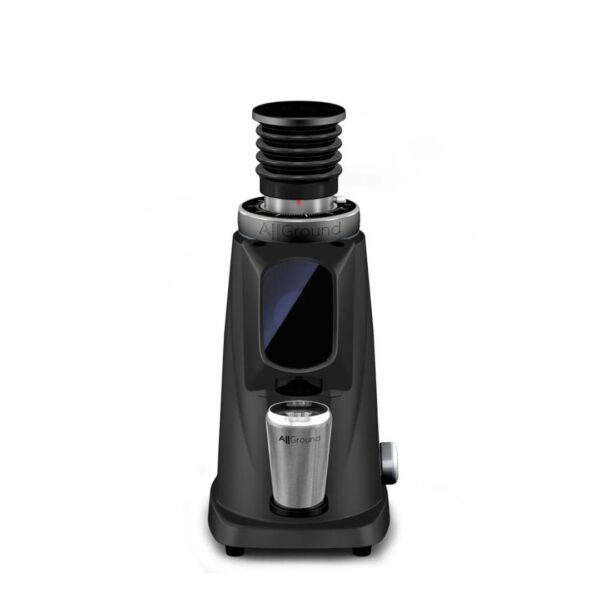 Fiorenzato All Ground Pro Brew Single Dose Home Grinder: Flat titanium-coated burrs, precise dose adjustment, compact design.