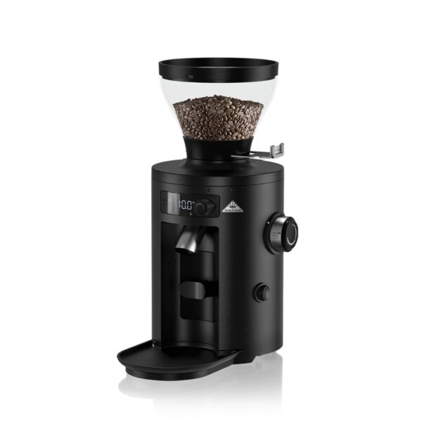 Mahlkonig X54 All Round Home Grinder - Versatile home grinder with stepless grind adjustment, 54 mm special steel burrs, and multifunctional LED display. Connects via Wi-Fi to Mahlkönig Home app for advanced control and features durable motor and quiet operation.