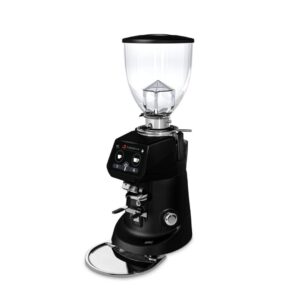 Fiorenzato Grinder F4 EVO - 58mm flat burr coffee grinder with touchscreen display and adjustable fork. Ideal for precise coffee grinding in cafes and homes.