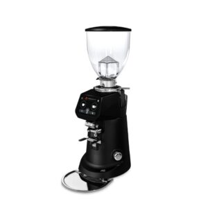 Fiorenzato Grinder F64 E XGi PRO: Doserless espresso grinder with 1.5kg bean hopper, ideal for heavy use.